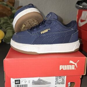 Puma navy boy shoes